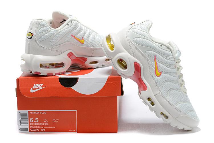 Nike Air Max Plus Branco Laranja